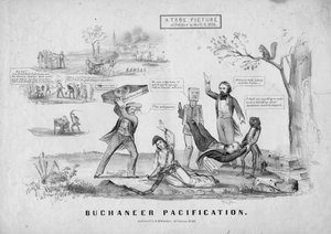 Buchaneer Befriedung; veröffentlicht von E H Fletcher, New York, ca. 1856 von American School