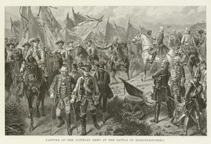 Gefangennahme der österreichischen Armee in der Schlacht bei Hohenfriedberg von American School