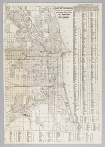 Stadtplan von Chicago