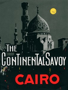 Continental Savoy Hotel in Kairo mit Moschee