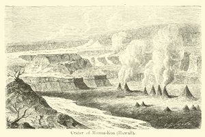 Krater des Mauna-Koa, Hawaii von American School