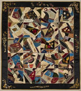 Crazy Quilt, um 1875-1900 von American School