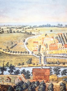 Kultiviertes Ackerland von Pennsylvania im Jahr 1750