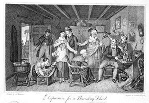 Abreise ins Internat, aus dem Analectic Magazine, Bd. 2, 1820