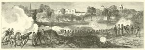 Bundestruppen vor Jackson, Mississippi, Juli 1863 von American School