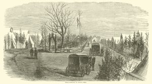 Feldlazarett des Neunten Korps, März 1865 von American School