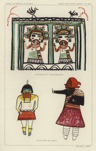 Figuren von Maisjungfrauen, Tacab Ana und Mana von American School