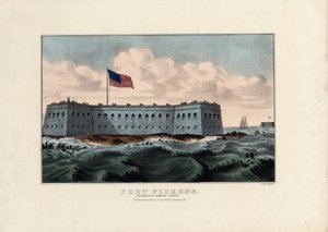 Fort Pickens: Pensacola Harbor, Florida, veröffentlicht von Currier & Ives, ca. 1865