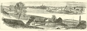 Fredericksburg von Falmouth, November 1862