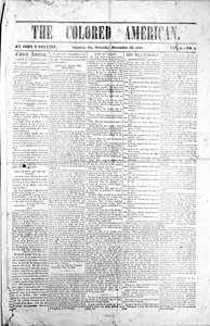 Titelseite von The Colored American, 30. Dezember 1865 von American School