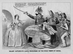 Tapfere Eroberung einer Damengarderobe durch die mutigen Truppen Floridas von American School