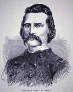 General John Alexander Logan (1826-86) von American School