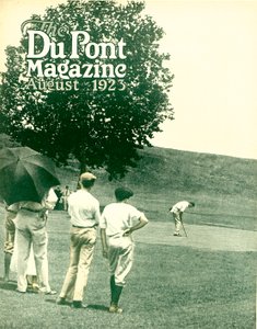 Golfen, Titelseite des DuPont Magazins, August 1923