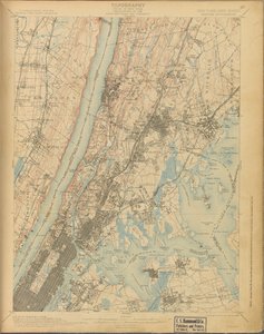 Harlem, Vermessung von 1888-89 und 1897, Ausgabe von 1900, Nachdruck 1908 von American School