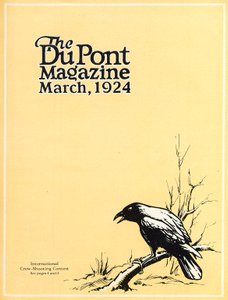 Internationaler Krähen-Schießwettbewerb, Titelseite des DuPont Magazins, März 1924