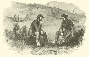 Interview zwischen Grant und Pemberton, Juli 1863 von American School