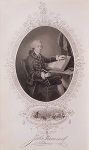 John Hancock (1737-93) aus Die Geschichte der Vereinigten Staaten, Bd. I, von Charles Mackay, graviert von J. Rogers von American School