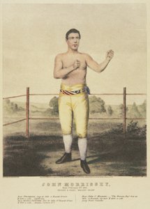 John Morrissey, aus einem zeitgenössischen Druck von American School