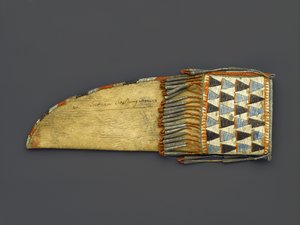 Messerscheide, Eastern Sioux, aus Fort Snelling, Minnesota von American School