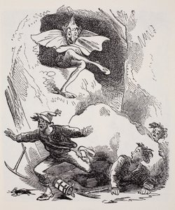 Kobolde, aus Der Weltführer zu Gnomen, Feen, Elfen und anderen kleinen Leuten von Thomas Keightley (1789-1872) veröffentlicht 1880 von American School