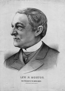 Levi P. Morton, Vizepräsident der Vereinigten Staaten, veröffentlicht von Currier & Ives, 1889-93