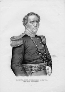 Lieut. Gen. Winfield Scott, General in Chief der U.S. Army, veröffentlicht von Currier & Ives, ca. 1860