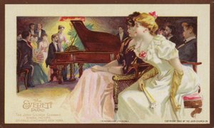 Zuhören bei einem Klavierkonzert von American School