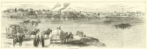 Little Rock, Arkansas, August 1863 von American School