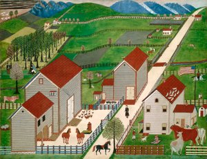 Mahantango Valley Farm, spätes 19. Jahrhundert