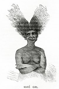 Mädchen auf einem Pferd, Illustration aus Appletons Journal, 4. Mai 1872