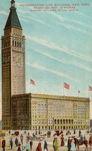 Metropolitan Life Building, New York, ca. 1909-13 von American School