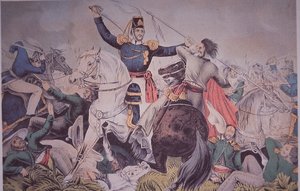 Mexikanisch-Amerikanischer Krieg (1846-48), Kampf von Oberst Harney bei Madelin in der Nähe von Veracruz von American School