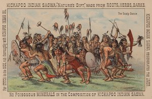 Indianischer Skalp-Tanz