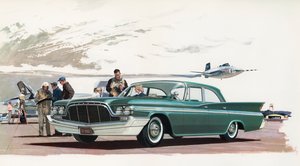 Neues DeSoto-Auto und Jet-Piloten