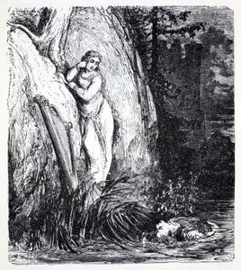Nixen, aus Der Weltführer zu Gnomen, Feen, Elfen und anderen kleinen Leuten von Thomas Keightley (1789-1872) veröffentlicht 1880 von American School