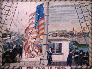 Unsere Flagge ist da: Fort McHenry, Baltimore, 1850-1900 von American School