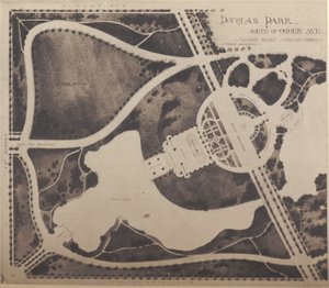 Plan des Wintergartens im Douglas-Park