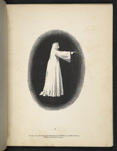 Ein Geist in Weiß. Spectropia; oder, Überraschende spektrale Illusionen, die überall Geister zeigen, und in jeder Farbe, etc. ser. 1 von American School