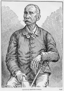 Porträt von General Maximo Gomez (1836-1905) aus The Story of Cuba von Murat Halstead, veröffentlicht 1898 von American School