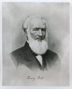 Porträt von Henry Wells (1805-78), Mitbegründer von Wells Fargo & Co. von American School