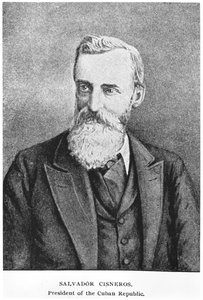 Porträt von Salvador Cisneros Betancourt (1828-1914) aus The Story of Cuba von Murat Halstead, veröffentlicht 1898 von American School