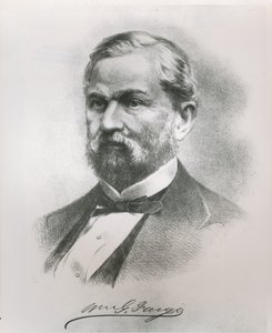 Porträt von William George Fargo (1818-81), Mitbegründer von Wells Fargo & Co.