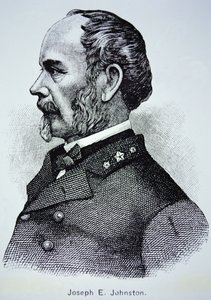Porträt von General Joseph E. Johnston (1807-1891)