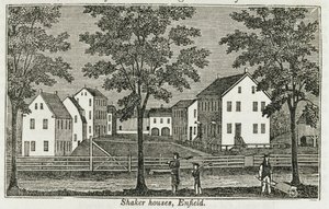 Shaker-Häuser in Enfield, aus 