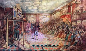Shakespeare spielt für Königin Elisabeth I. von American School