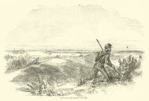 Scharfschützen vor Wagner, August 1863 von American School