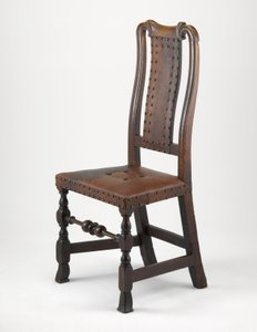 Seitenstuhl, 1722-44 von American School