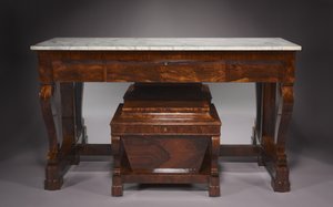 Anrichte und Weinschrank, Firma Duncan Phyfe und Sohn von American School