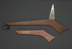 Sioux-Kriegsknüppel, aus Fort Snelling, Minnesota
