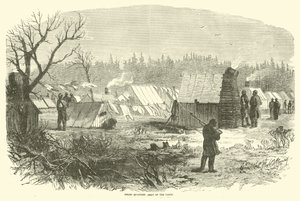 Sklavenquartiere, Armee des James, März 1865 von American School